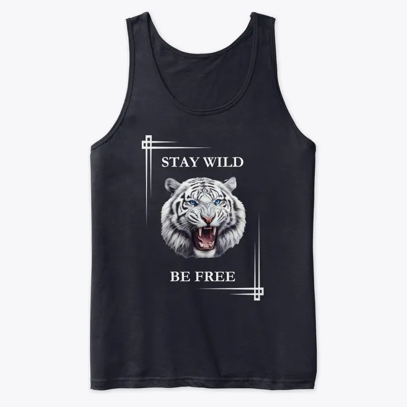 Stay Wild Be Free Men Top